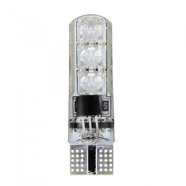 Pair of T10 5050 SMD 6LED RGB Remote Control Readi
