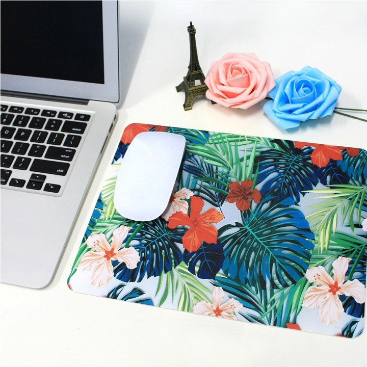 Patterned Mouse Pad/Creative Brain/Woodgrain/Palm