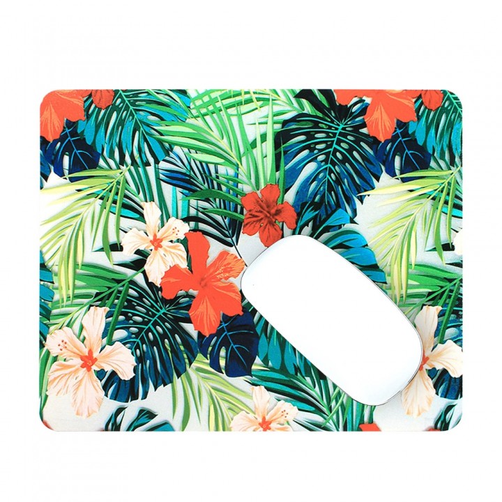 Patterned Mouse Pad/Creative Brain/Woodgrain/Palm