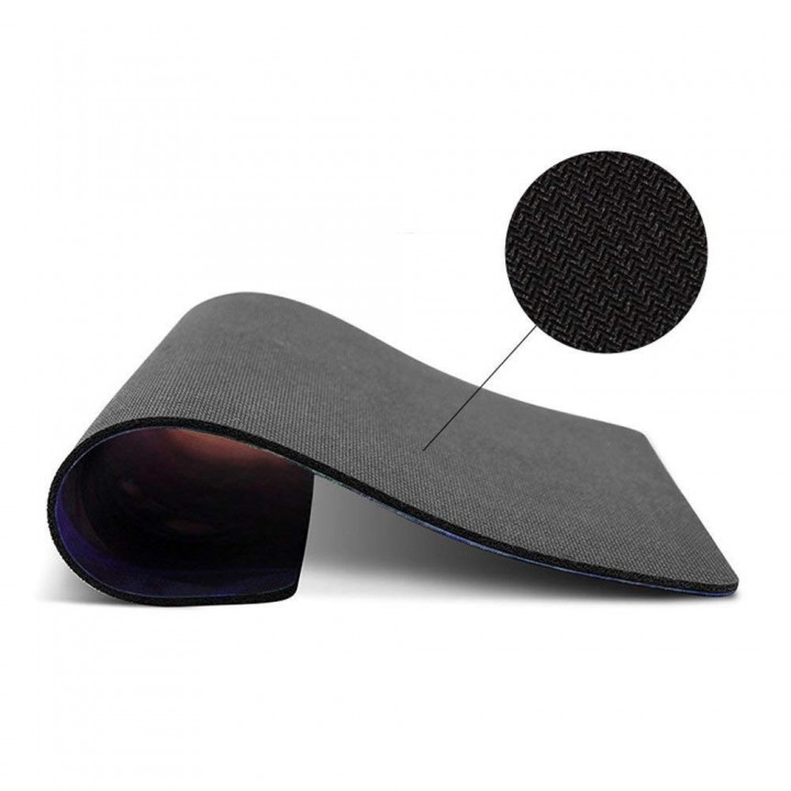 Non-Slip Rectangle Black Hole Mouse Pad for Home O
