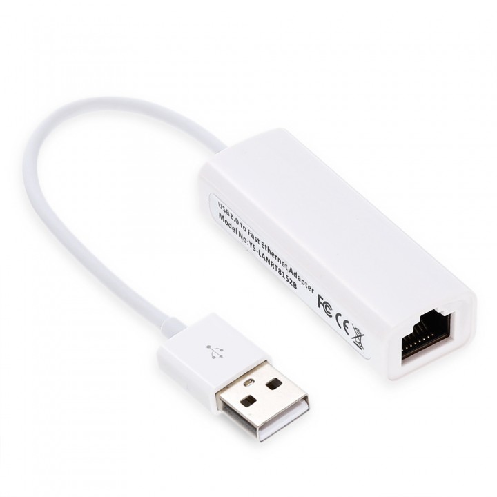 USB 2.0 Ethernet Network Adapter Support 10 / 100M