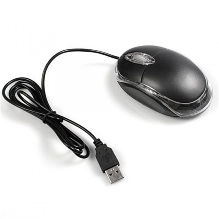 Generic Black 3-Button 3D USB 800 Dpi Optical Scro