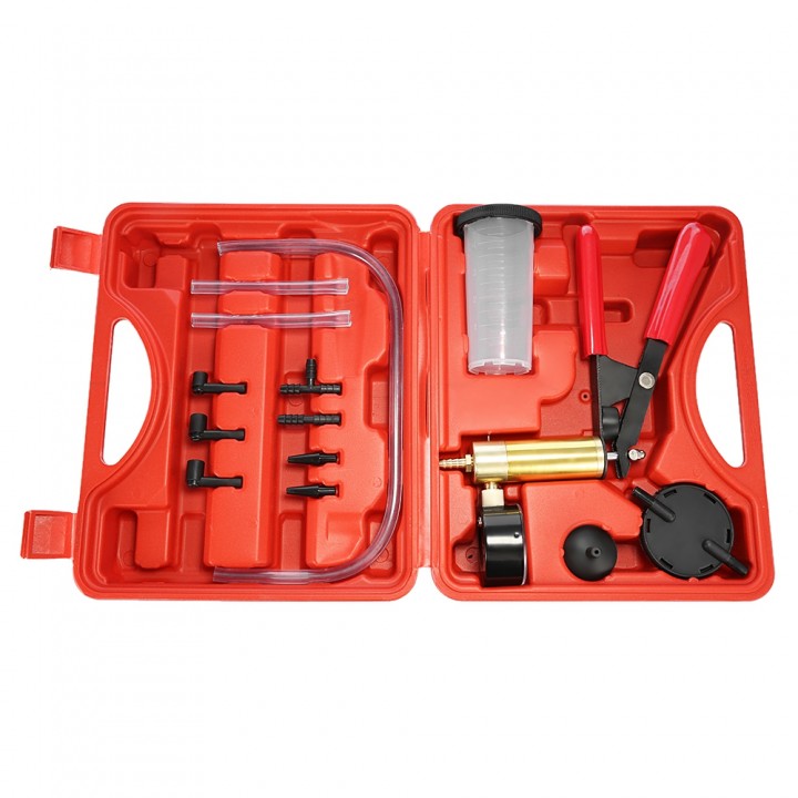 Brake Fluid Bleeder Hand Held Vacuum Pistol Pump T