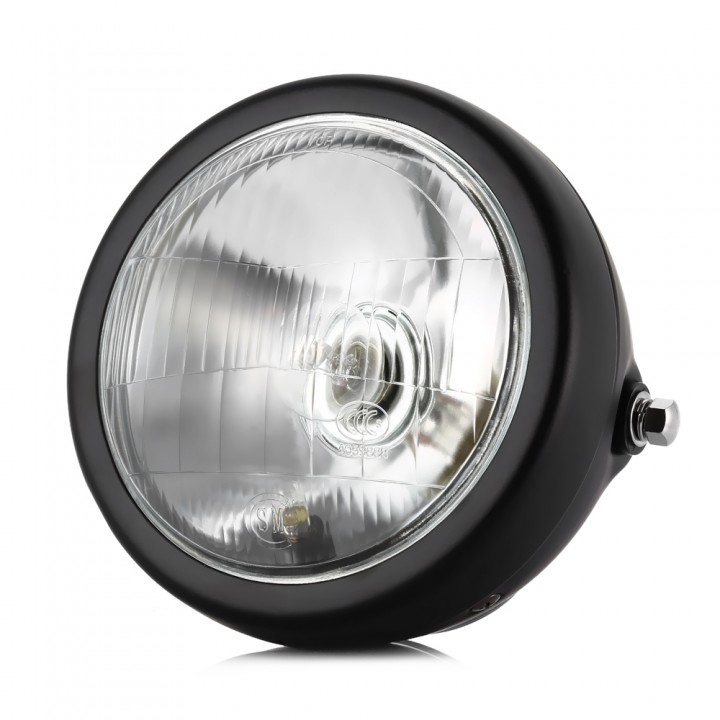 6-Inch Motorcycle Headlight Side Mount Round Motor