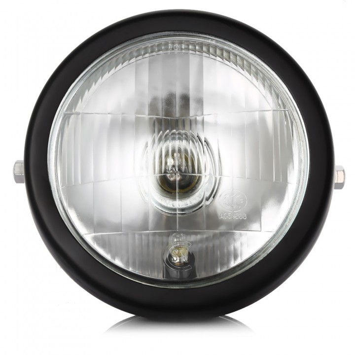 6-Inch Motorcycle Headlight Side Mount Round Motor