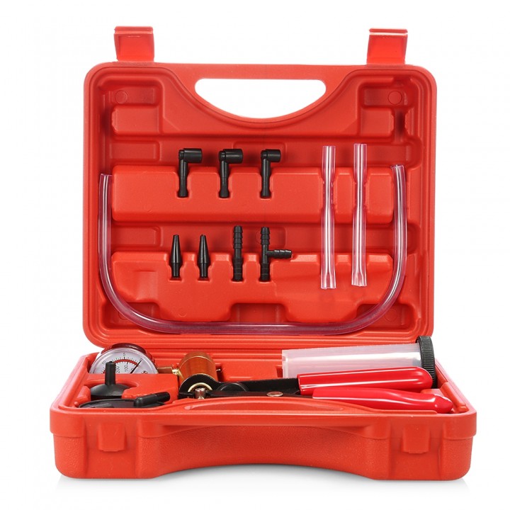 Brake Fluid Bleeder Hand Held Vacuum Pistol Pump T