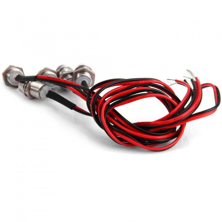 JHRZ34 12V 5pcs LED Indicator Pilot Dash Direction