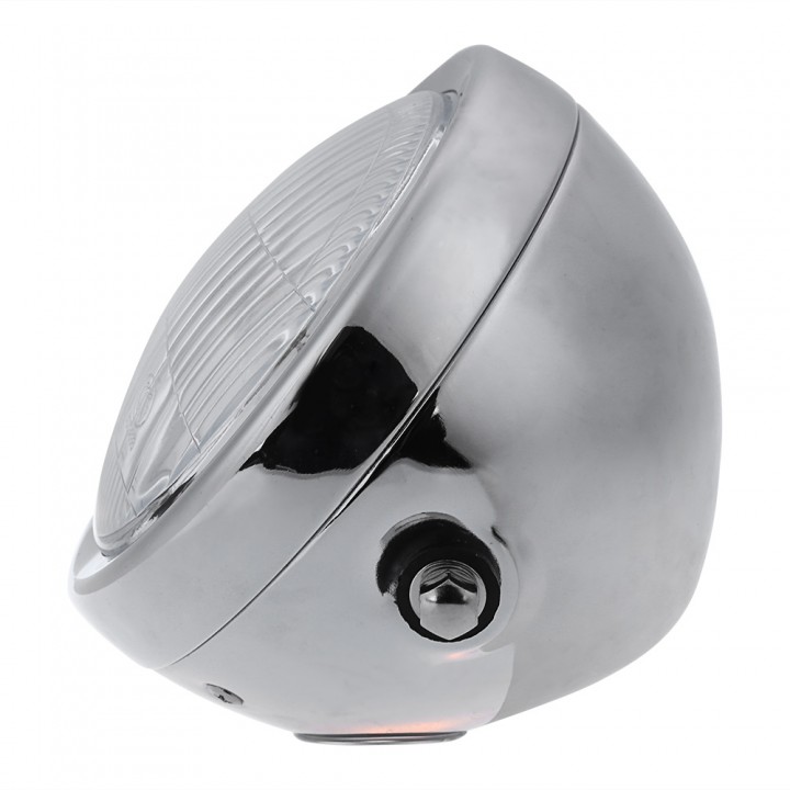 6-Inch Motorcycle Headlight Side Mount Round Motor