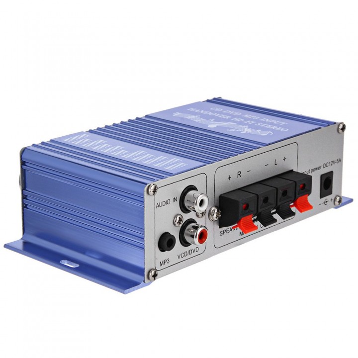 HY - 2002 Hi-Fi 12V Mini Auto Car Stereo Amplifier