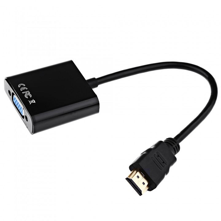 High Definition 1080P HDMI Male to VGA Female Adap