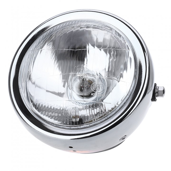 6-Inch Motorcycle Headlight Side Mount Round Motor