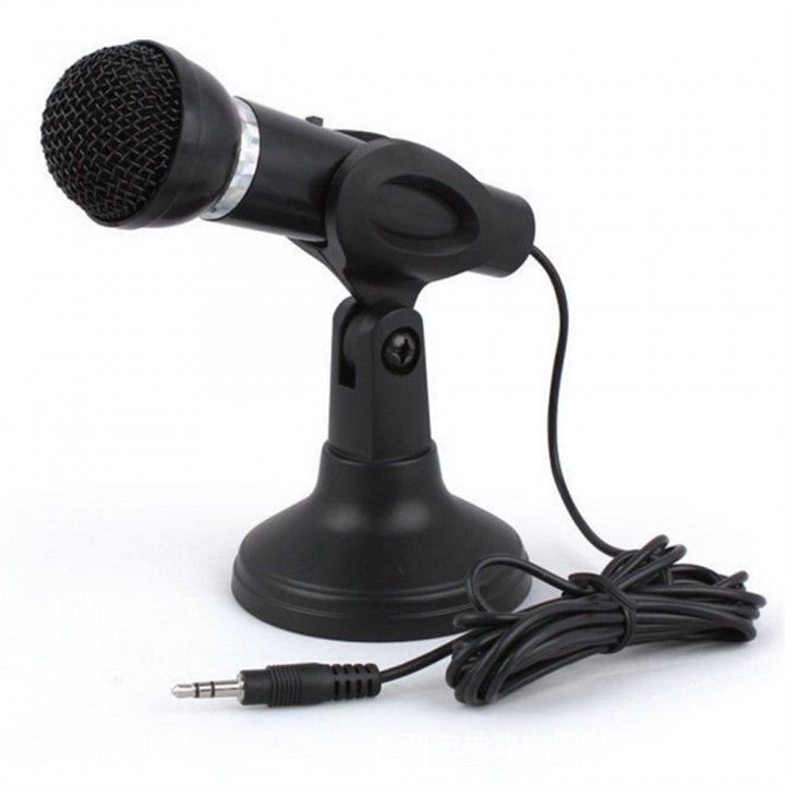 3.5MM Plug in Microphone For Computer Recording Om