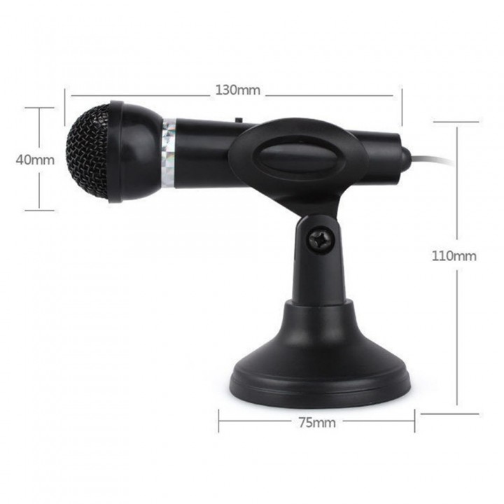 3.5MM Plug in Microphone For Computer Recording Om