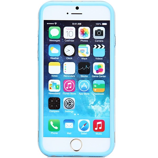TPU Protective Bumper Case for iPhone 6 6S white