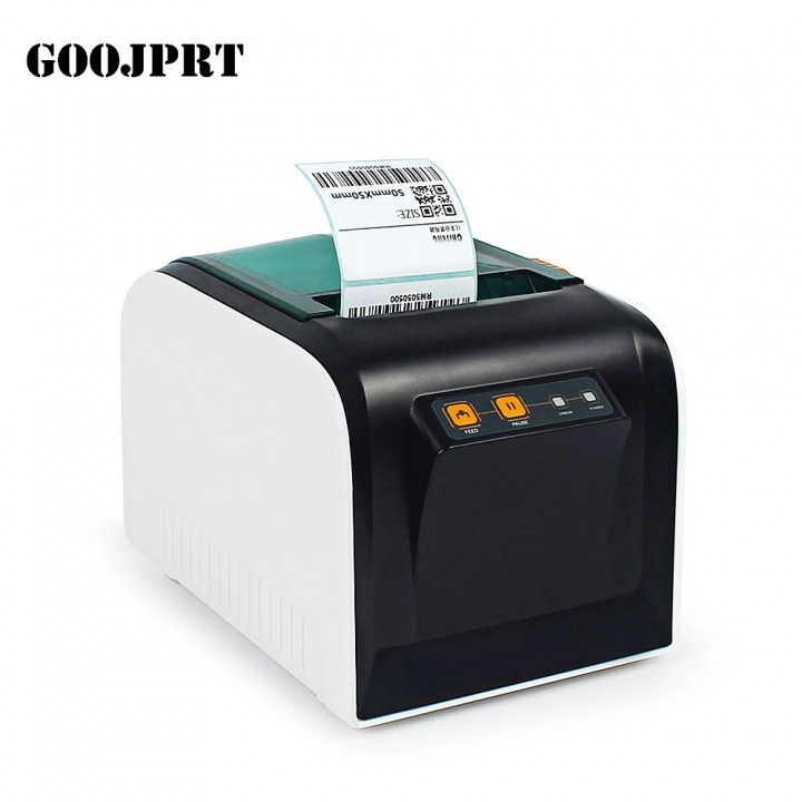 GOOJPRT JP - 3100TU Thermal Label Printer 80mm Sticker Printing Machine with USB Serial Port