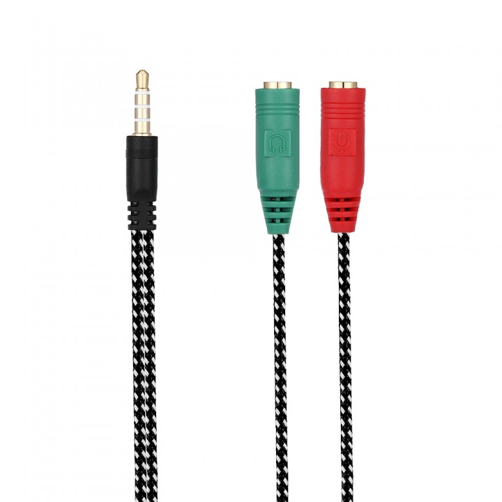 Audio Splitter Cable Earphone Headphone Audio Jack