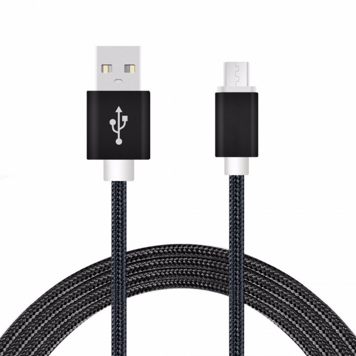 2M Nylon Micro USB Charger Cable for Android Mobil