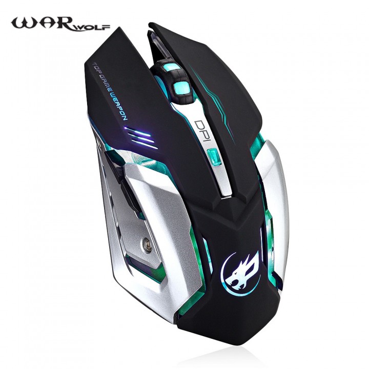 Warwolf T1 Wireless Rechargeable Mouse with Adjust