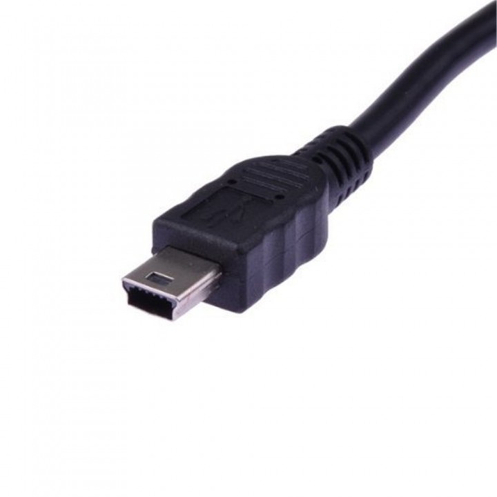 USB A Female to Mini USB B 5 Pin Male Adapter Cabl