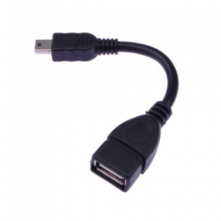 USB A Female to Mini USB B 5 Pin Male Adapter Cabl