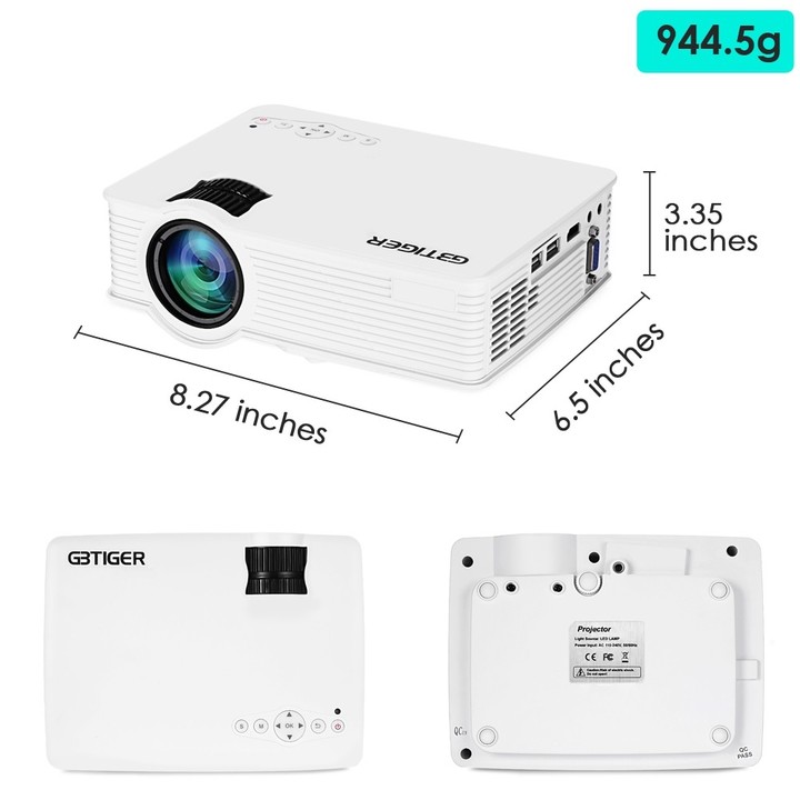 GBtiger GP - 9 Portable Home Theater 2000 Lumens P