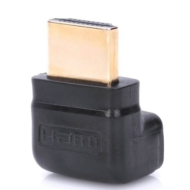 Right Angle HDMI Male Female Adapter / Connector