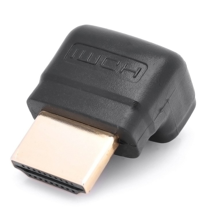 Right Angle HDMI Male Female Adapter / Connector