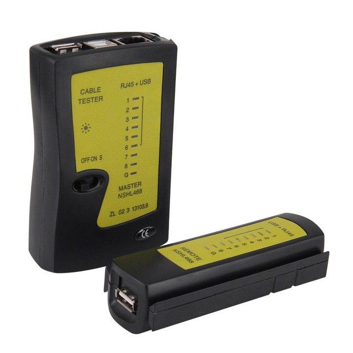 Precise Network Lan Cable Tester with USB + RJ-45
