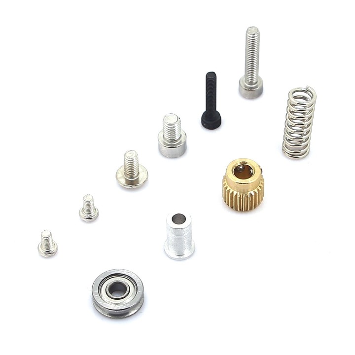 DIY MK7 MK8 i3 Extruder Aluminum Block Kit for 3D