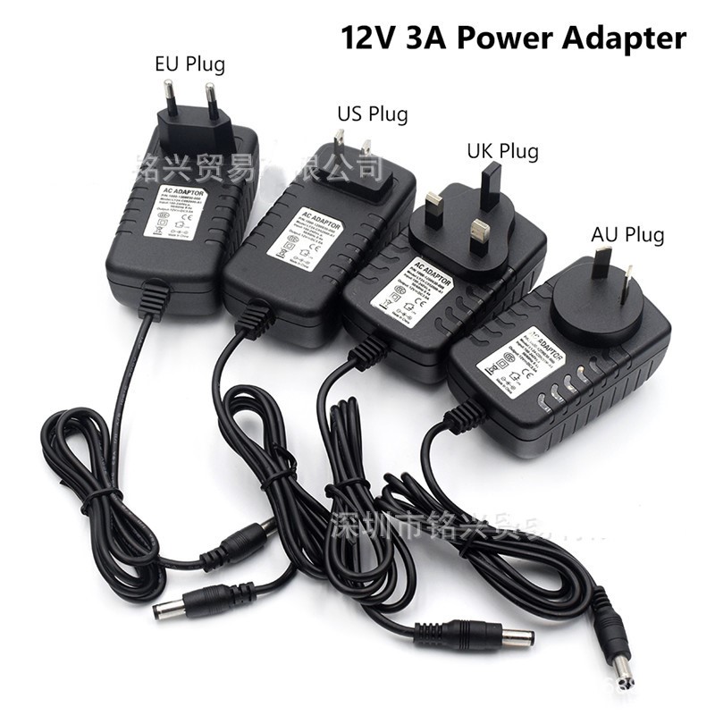 12V3A power adapter 3C certification for laptop digital UK plug adapter