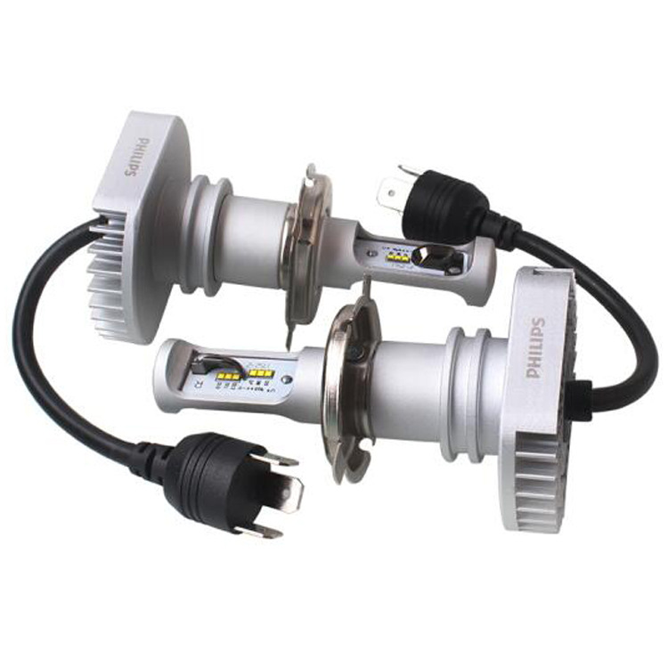 Philips car LED bright white light headlight  far and near light H4 H7 6000K 12V headlight  light