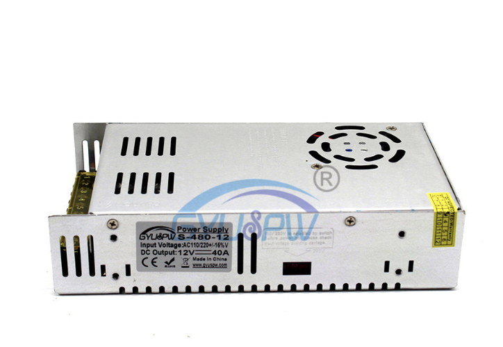 12V 40A 480W Switching Power Supply with A C