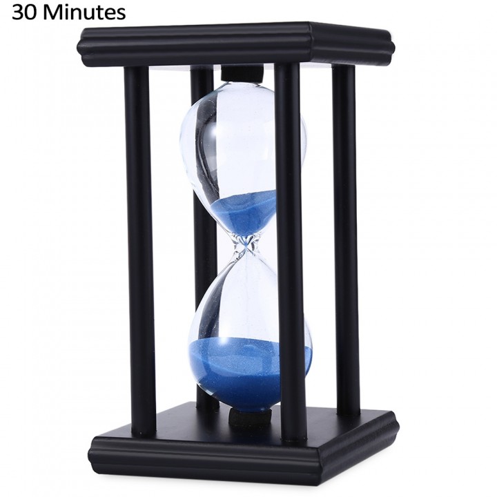 Hourglass Sand Timer 30 Minutes Wood Sand Timer fo