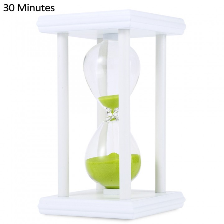 Hourglass Sand Timer 30 Minutes Wood Sand Timer fo