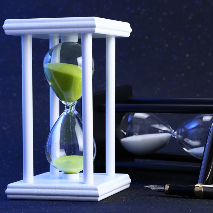 Hourglass Sand Timer 30 Minutes Wood Sand Timer fo