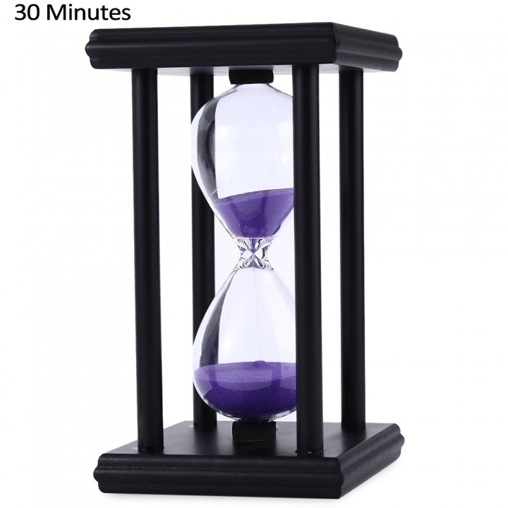 Hourglass Sand Timer 30 Minutes Wood Sand Timer fo