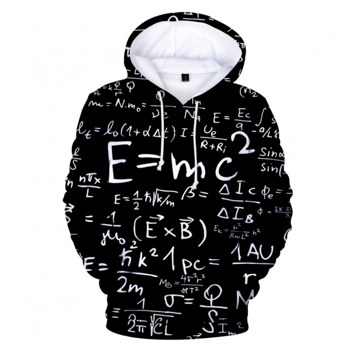 New Equation Print 3D Hoodie