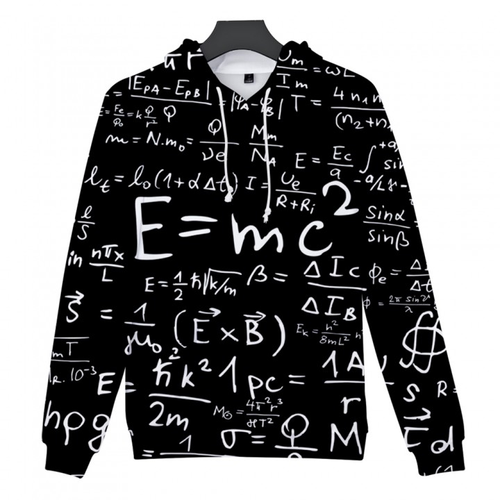 New Equation Print 3D Hoodie