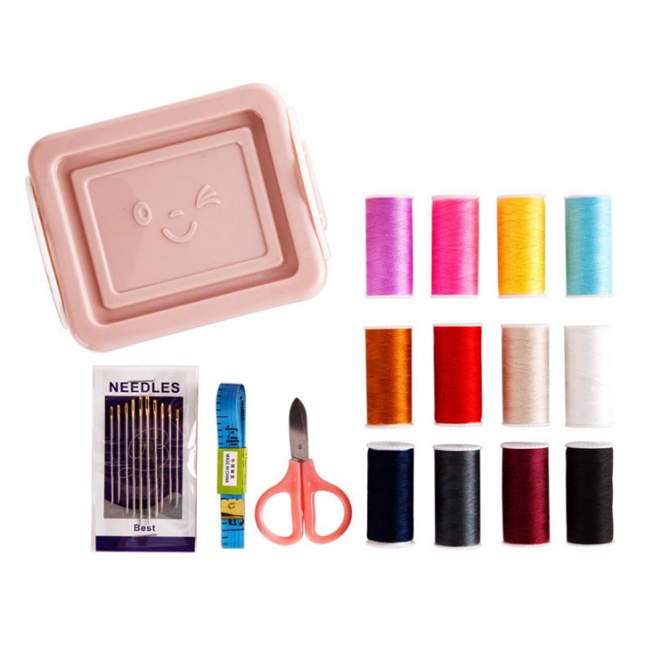 Sewing Box Needle Sewing Thread Scissor Sewing Kit