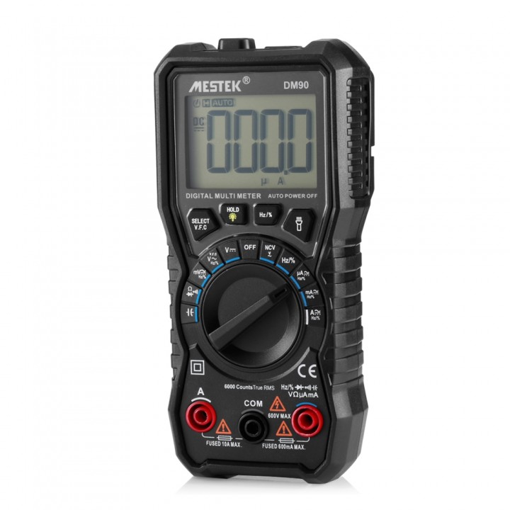 MESTEK DM90 Handheld LCD Digital Multimeter True R