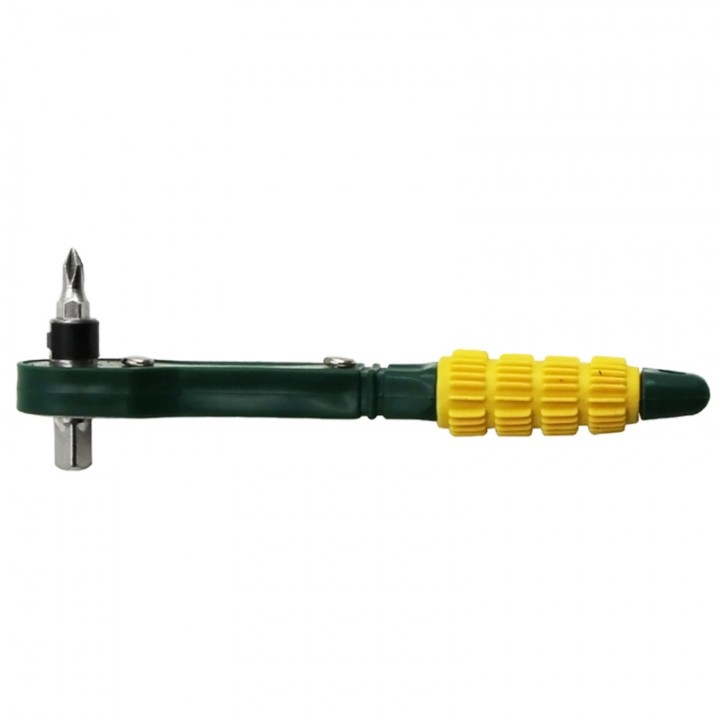 Mini Rapid Ratchet Screwdriver Rod Lever Socket Wr