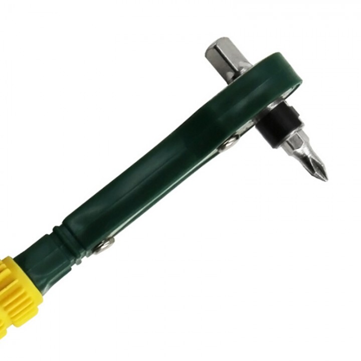 Mini Rapid Ratchet Screwdriver Rod Lever Socket Wr