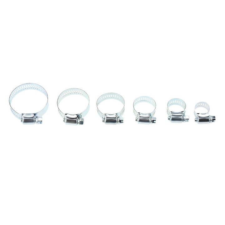 50pcs Adjustable Flexible Hose Clamp for Plumbing