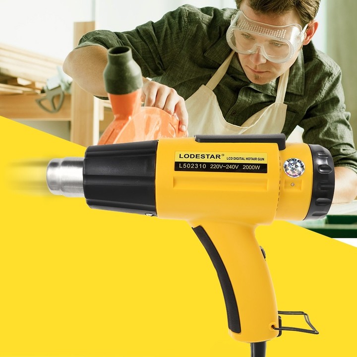 LODESTAR 220 - 240V 2000W Electric Hot Air Gun wit