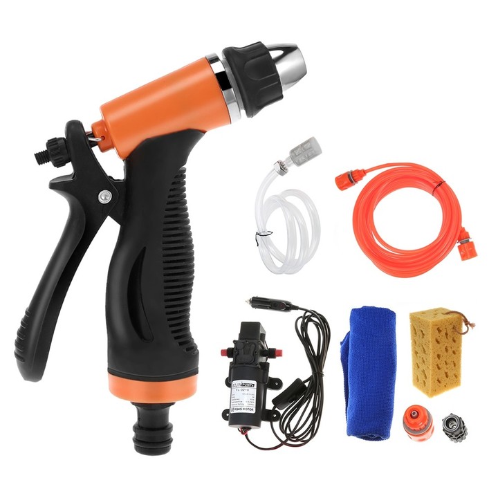 12V 60W High Pressure Cleaning Pump Car Washing Ma