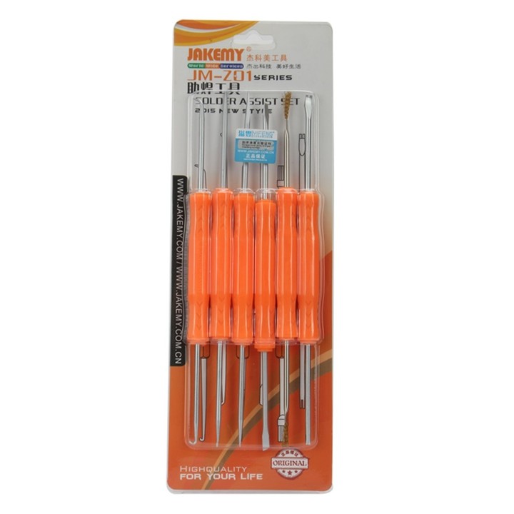 JAKEMY JM-Z01 6 in 1 Soldering Assist Tool Set for