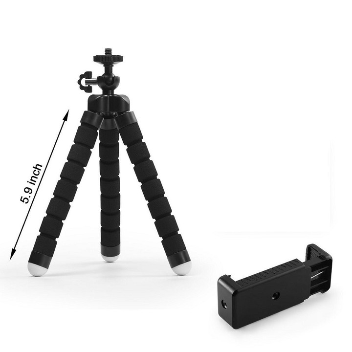Portable and Adjustable Tripod Stand Holder