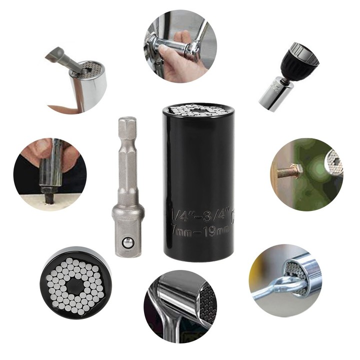 Universal Torque Socket Wrench Sleeve Ratchet Grip