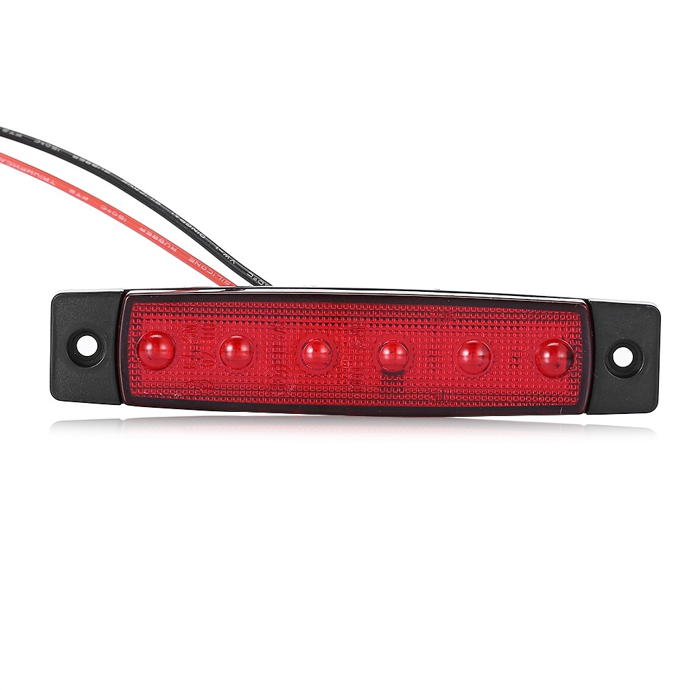 TMH - 6LED - B 5 Colors DC 12V Waterproof Car Truck Warning Side Light