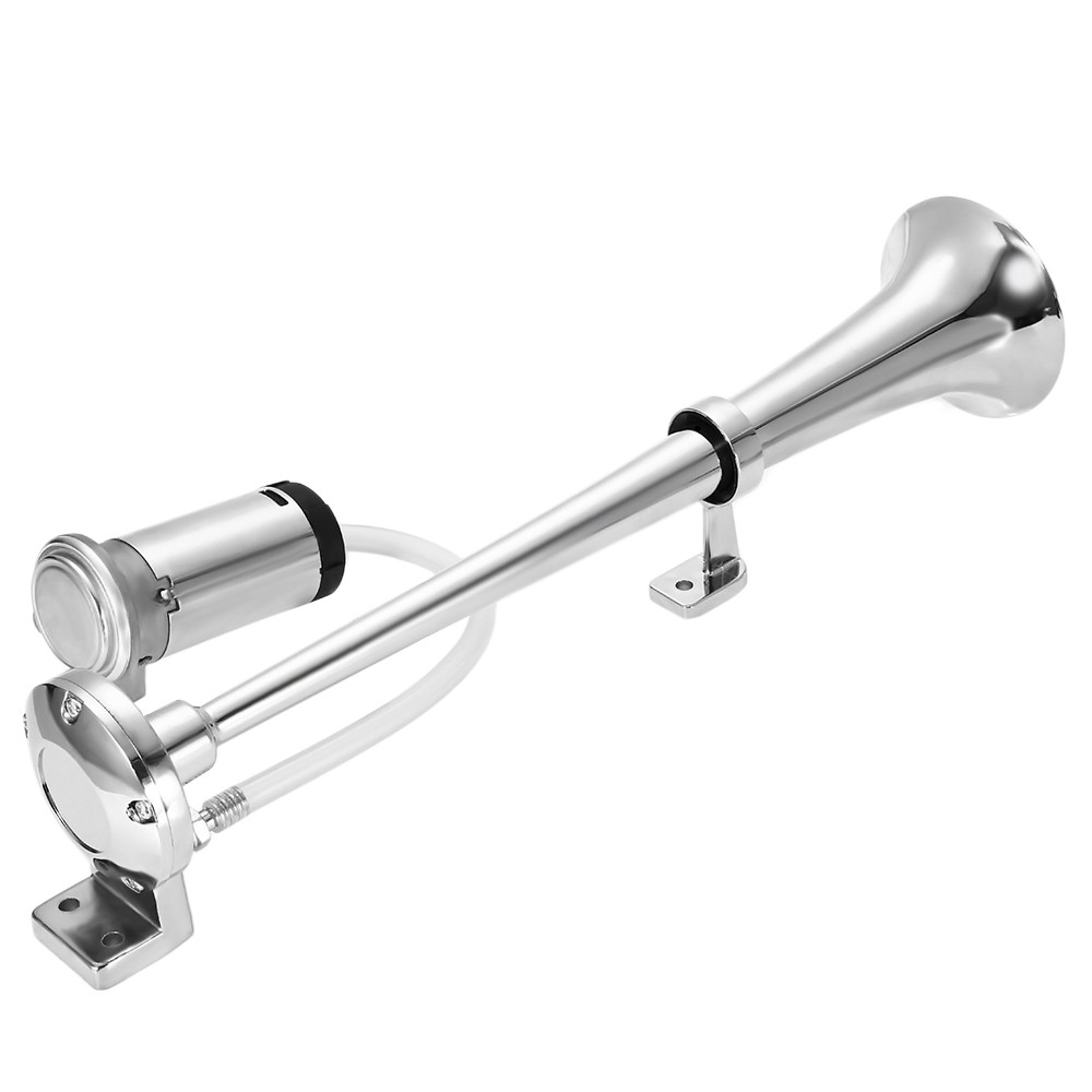 17-inch 150dB Single Trumpet DC 24V Vehicle Air Horn for Car / Truck / Boat / SUV / Train